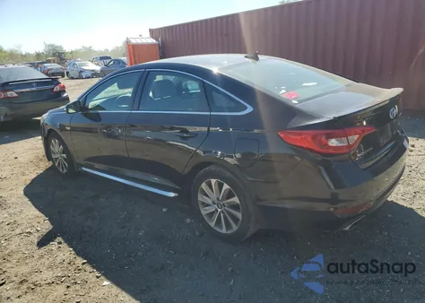 2017 Hyundai Sonata Sport z USA, uszkodzony, nr VIN 5NPE34AF3HH552209